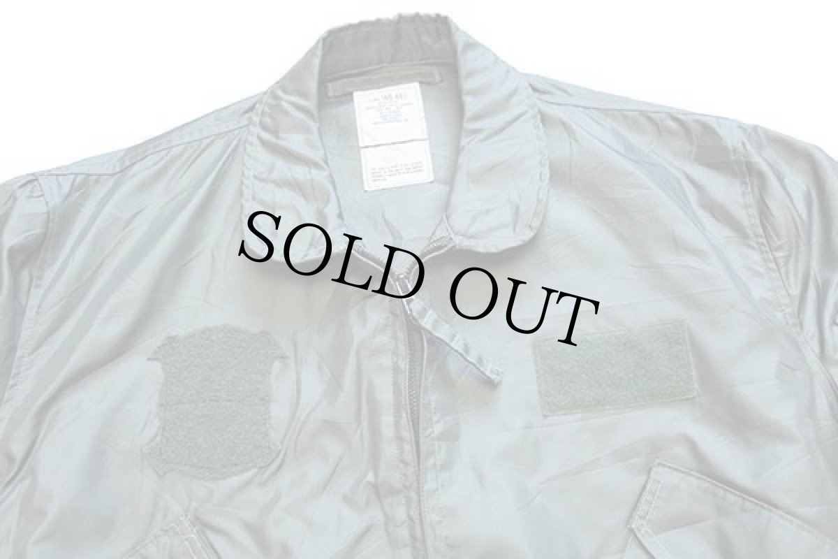 画像3: 00s 米軍 USAF CWU-36/P アラミド フライトジャケット セージグリーン XL (3)