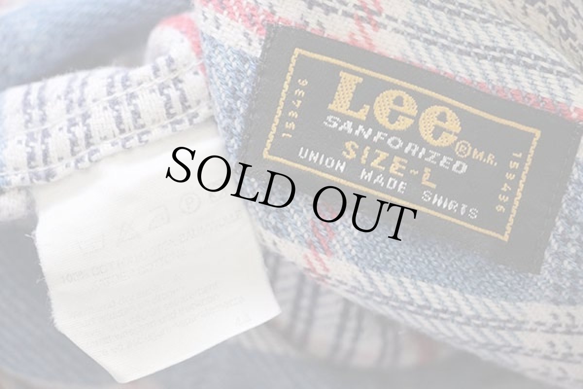 画像4: Leeリー チェック コットン フランネルシャツ L★ユーロ (4)