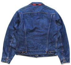 画像2: 80s USA製 Levi'sリーバイス 70411 バッファローチェック ネルライナー デニムジャケット 4ポケット 38 (2)