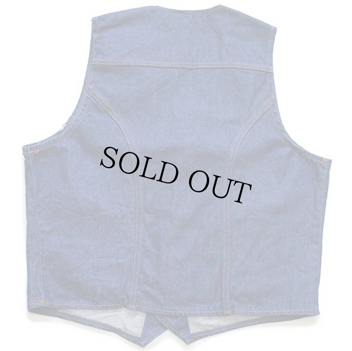 画像2: 80s USA製 Wranglerラングラー 74175NV デニムベスト XL (2)