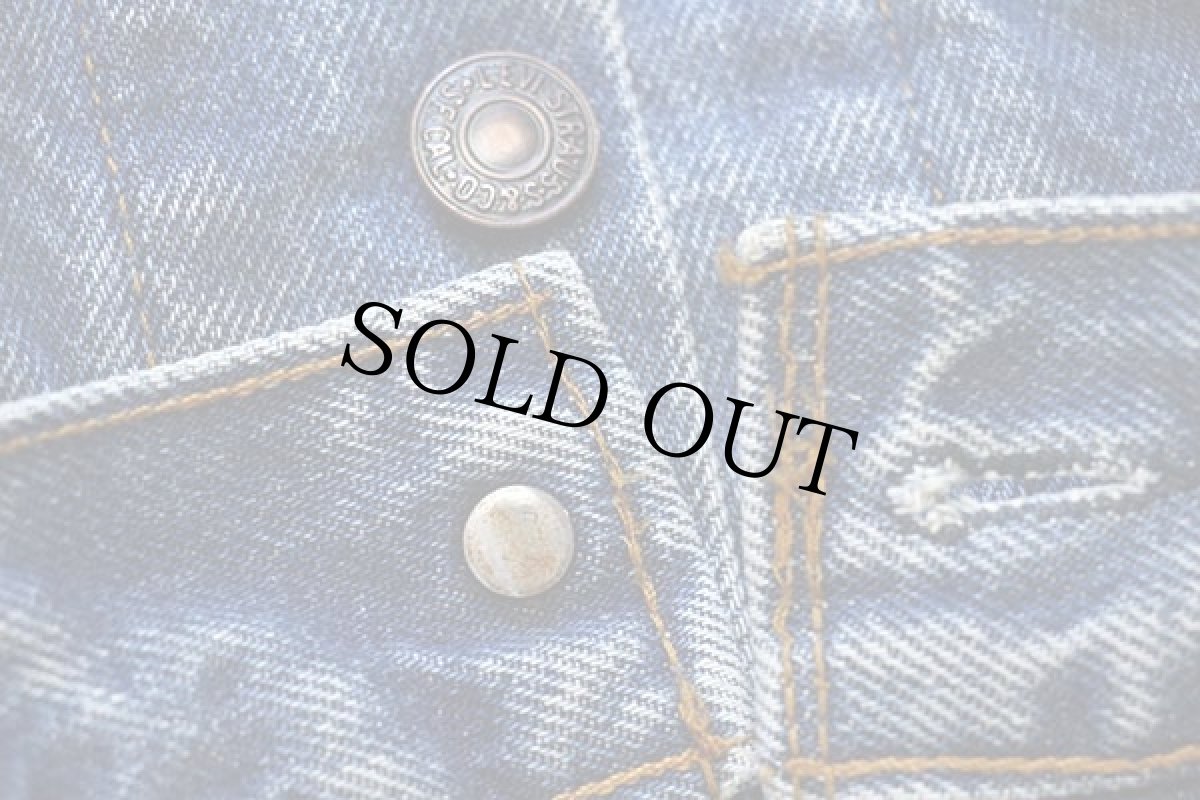 画像6: 80s USA製 Levi'sリーバイス 70411 バッファローチェック ネルライナー デニムジャケット 4ポケット 36★A (6)