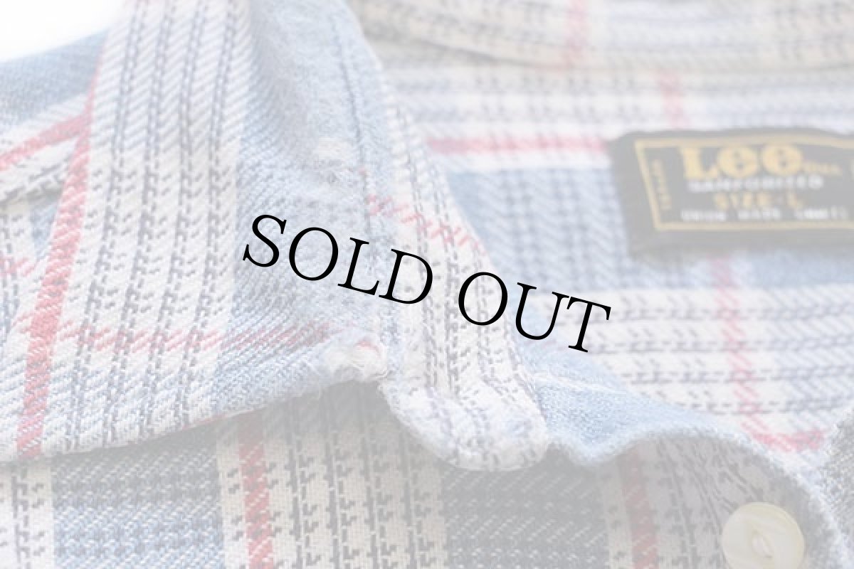 画像5: Leeリー チェック コットン フランネルシャツ L★ユーロ (5)