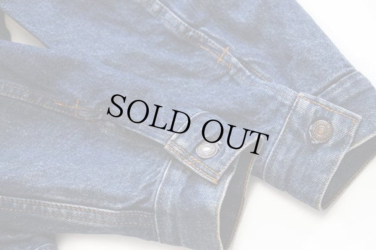 画像7: 80s USA製 Levi'sリーバイス 70411 バッファローチェック ネルライナー デニムジャケット 4ポケット 38 (7)
