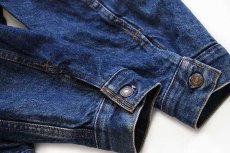 画像7: 80s USA製 Levi'sリーバイス 70411 バッファローチェック ネルライナー デニムジャケット 4ポケット 38 (7)