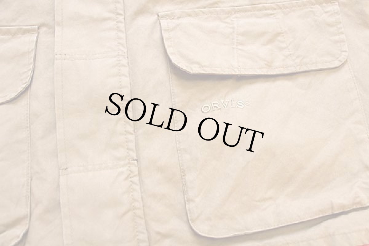 画像7: 00s ORVISオービス コットンライナー フィールドコート カーキ XL★ジャケット (7)