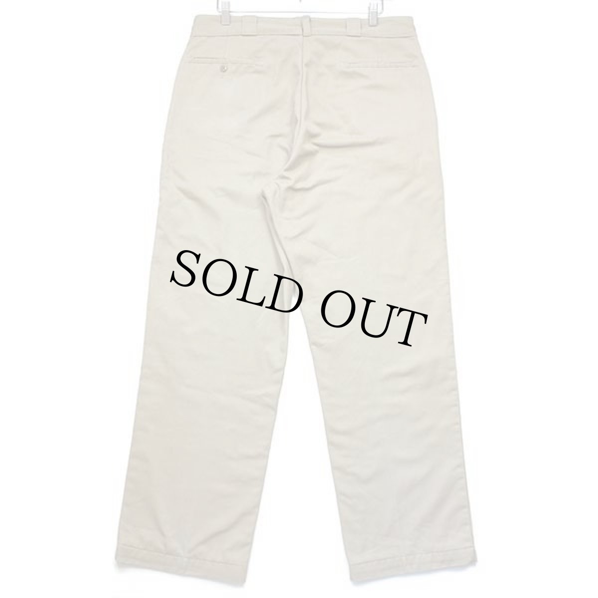 画像3: 80s USA製 L.L.Bean コットンライナー チノパン カーキ w38 L31 (3)