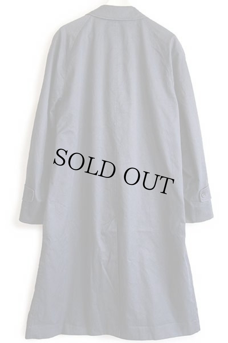 画像3: 80s 英国製 Aquascutumアクアスキュータム チェックライナー ステンカラーコート 紺 42REG★バルマカーン (3)