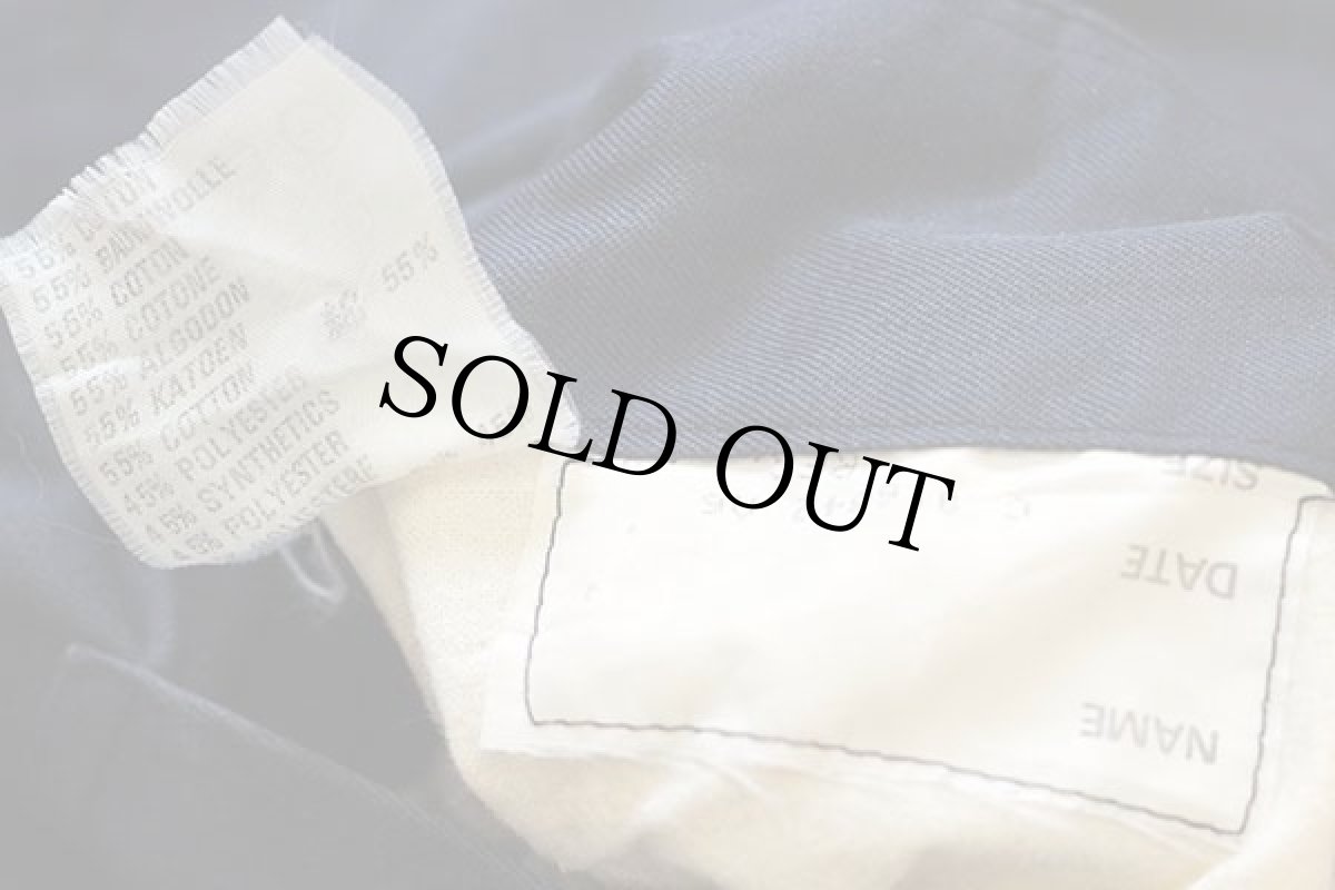 画像6: 80s 英国製 Aquascutumアクアスキュータム チェックライナー ステンカラーコート 紺 42REG★バルマカーン (6)