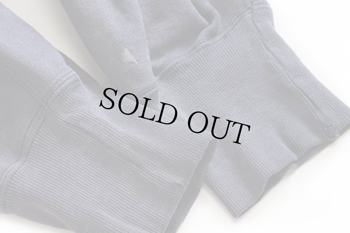 画像8: 80s USA製 Championチャンピオン IOWA 34 ひび割れプリント リバースウィーブ スウェット 薄紺 フェード XL (8)