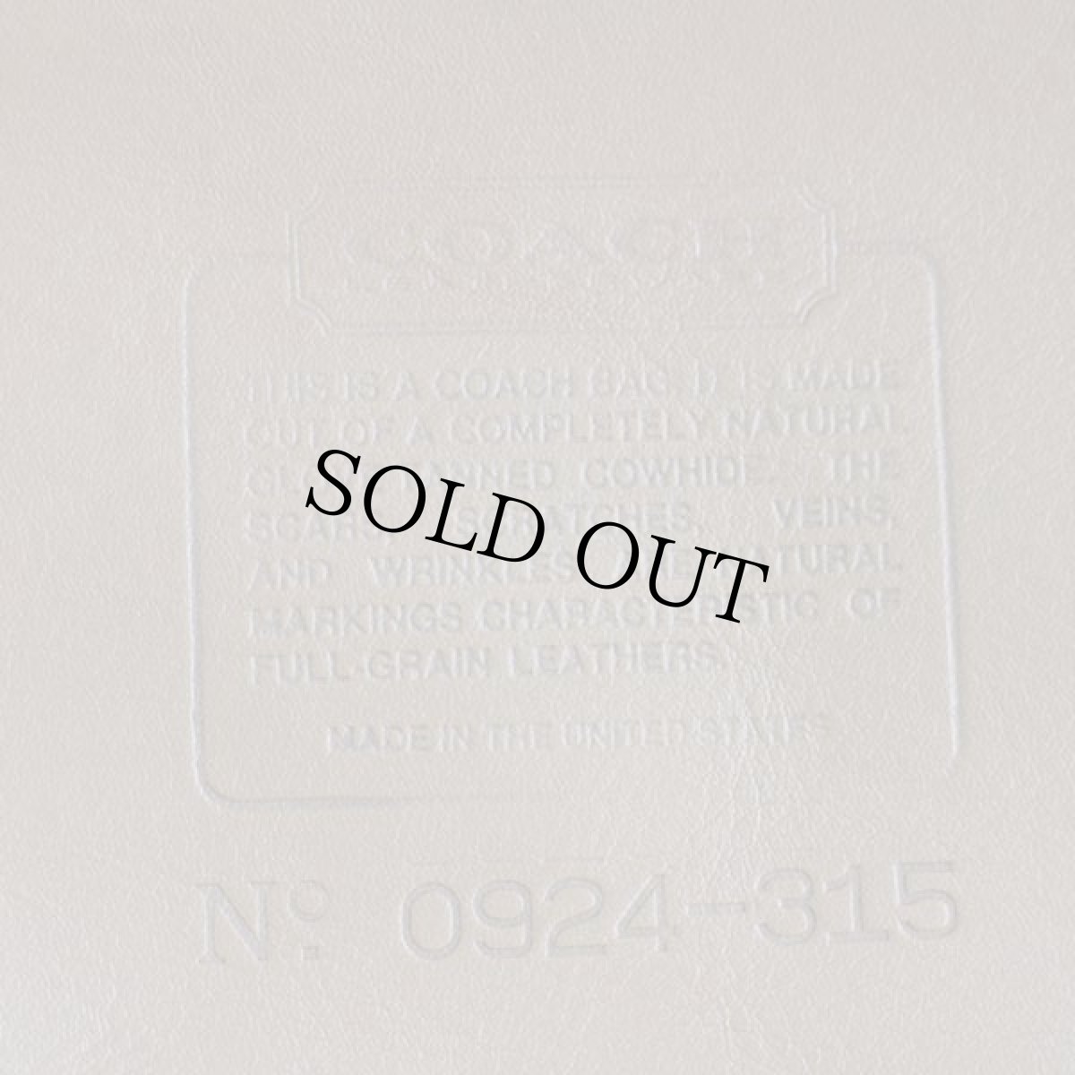 画像4: USA製 COACH オールド コーチ レザー トートバッグ グレーベージュ★315 (4)