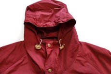 画像3: 80s USA製 L.L.Bean BAXTER STATE PARKA ナイロン マウンテンパーカー バーガンディ XXL★特大 (3)