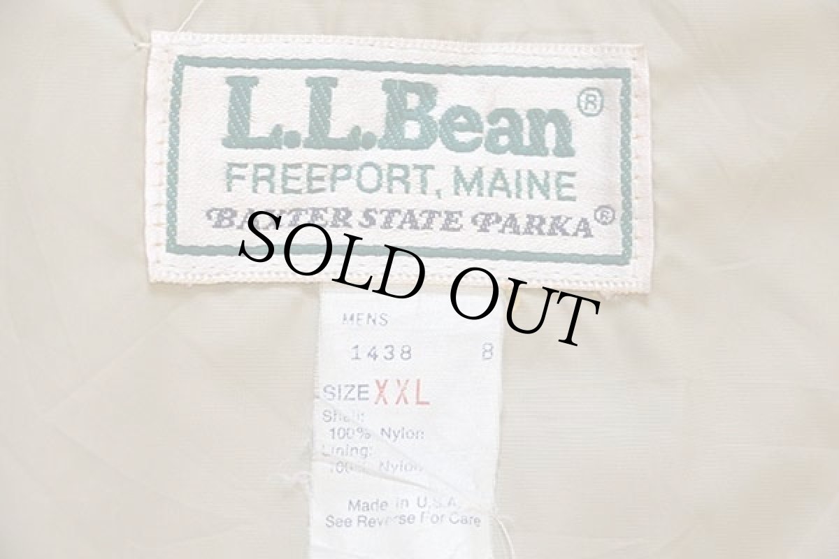 画像4: 80s USA製 L.L.Bean BAXTER STATE PARKA ナイロン マウンテンパーカー バーガンディ XXL★特大 (4)