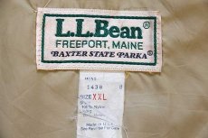 画像4: 80s USA製 L.L.Bean BAXTER STATE PARKA ナイロン マウンテンパーカー バーガンディ XXL★特大 (4)