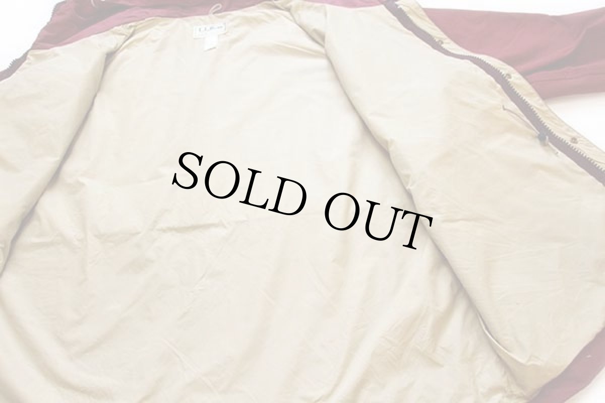 画像5: 80s USA製 L.L.Bean BAXTER STATE PARKA ナイロン マウンテンパーカー バーガンディ XXL★特大 (5)