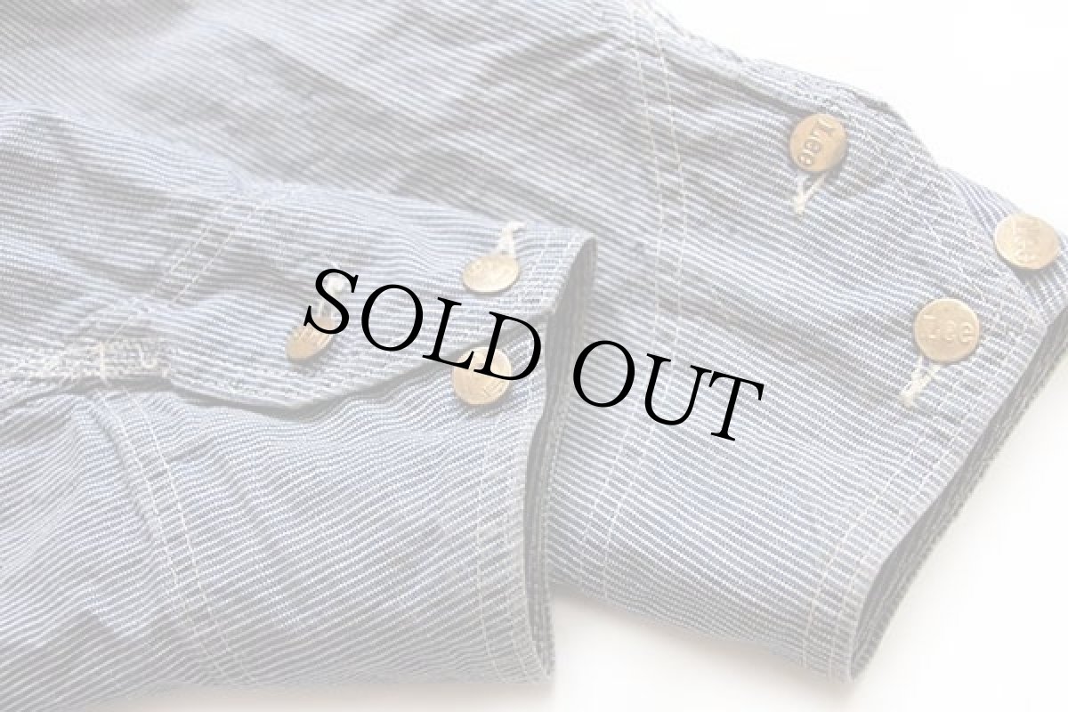 画像8: 50s USA製 Leeリー 96-J ピンストライプ カバーオール (8)