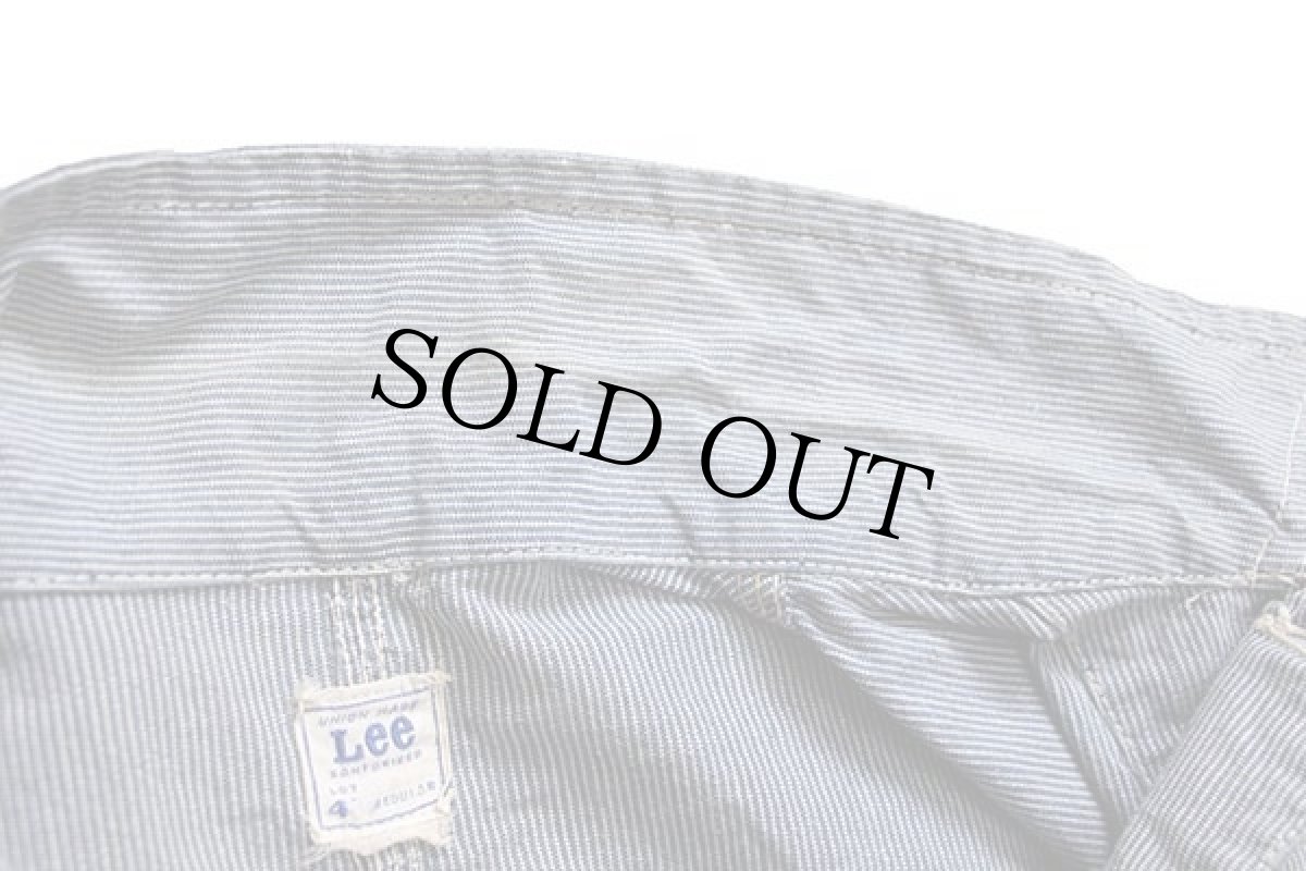画像9: 50s USA製 Leeリー 96-J ピンストライプ カバーオール (9)