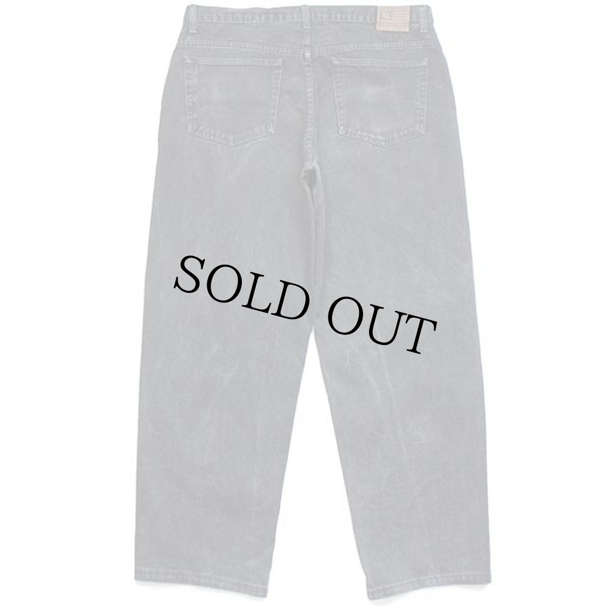 画像3: 00s メキシコ製 POLO JEANSポロ ジーンズ ラルフローレン ブラック デニムパンツ w39★SDP1788 (3)
