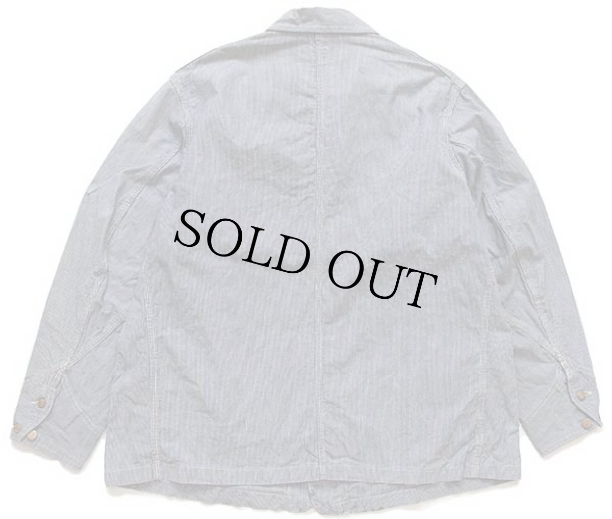 画像2: 50s USA製 Leeリー 96-J ピンストライプ カバーオール (2)