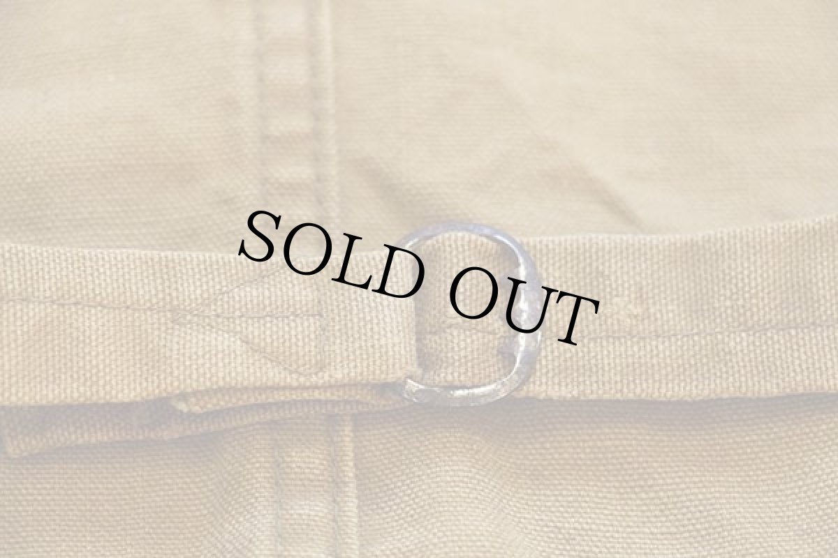 画像5: 30s TRYON'S バックルバック ダック地 ハンティングベスト ボロ 茶 (5)