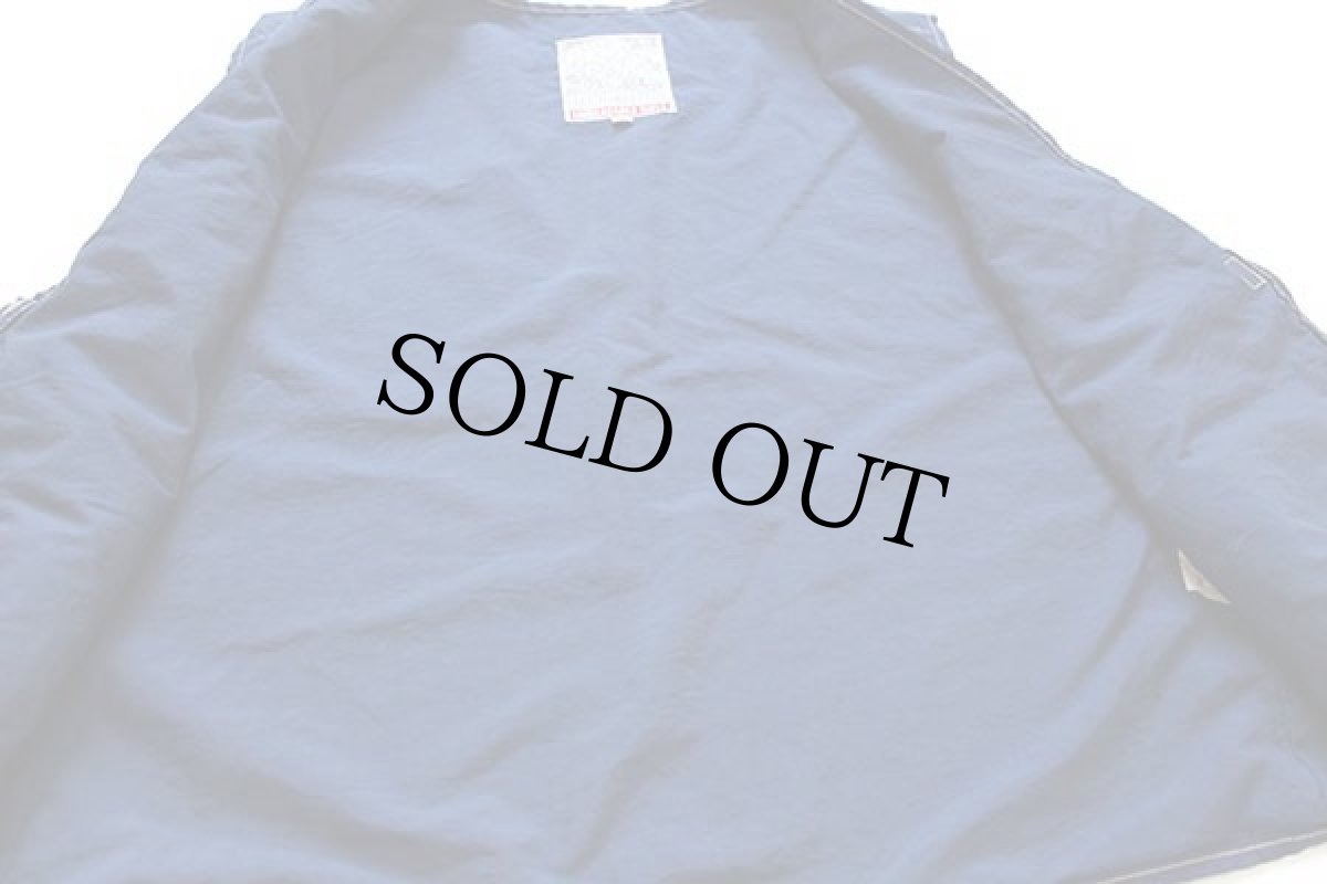 画像5: 90s RIFLE ナイロン サファリベスト 紺 XL (5)