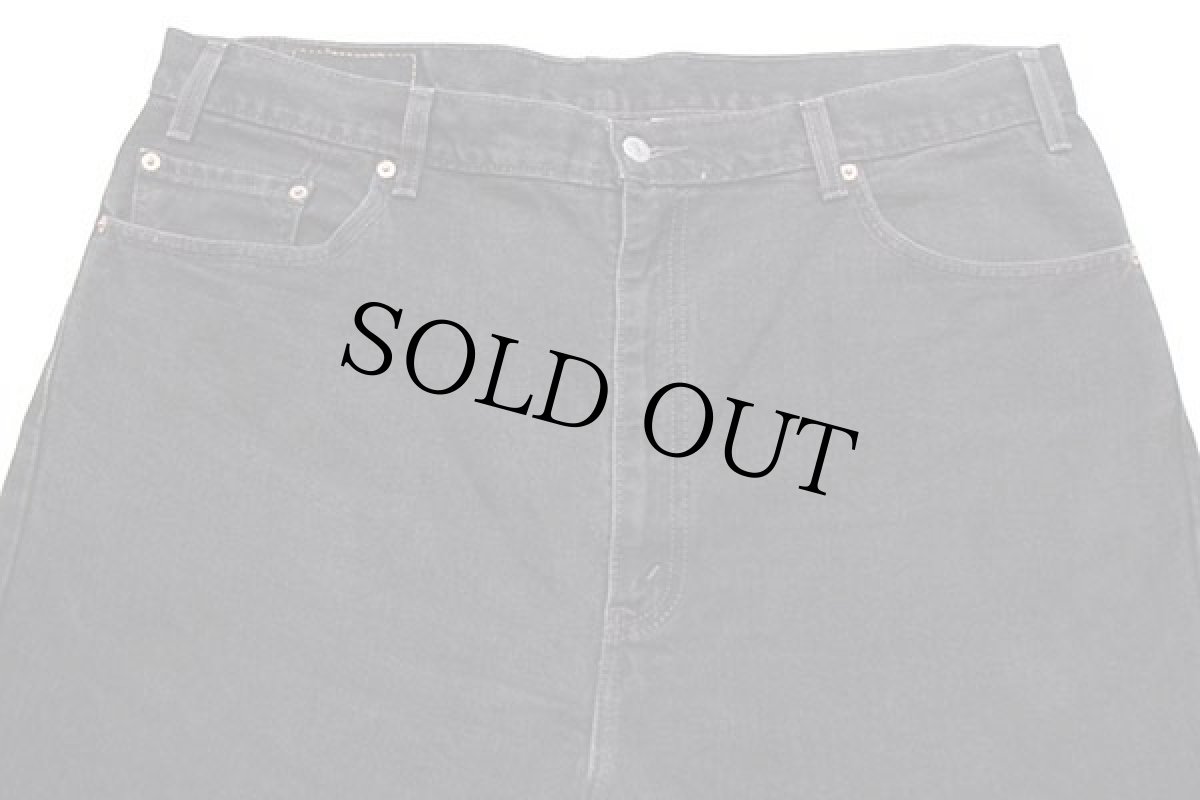 画像4: 00s Levi'sリーバイス 505 ブラック デニムパンツ w42 L30★SDP1792 (4)