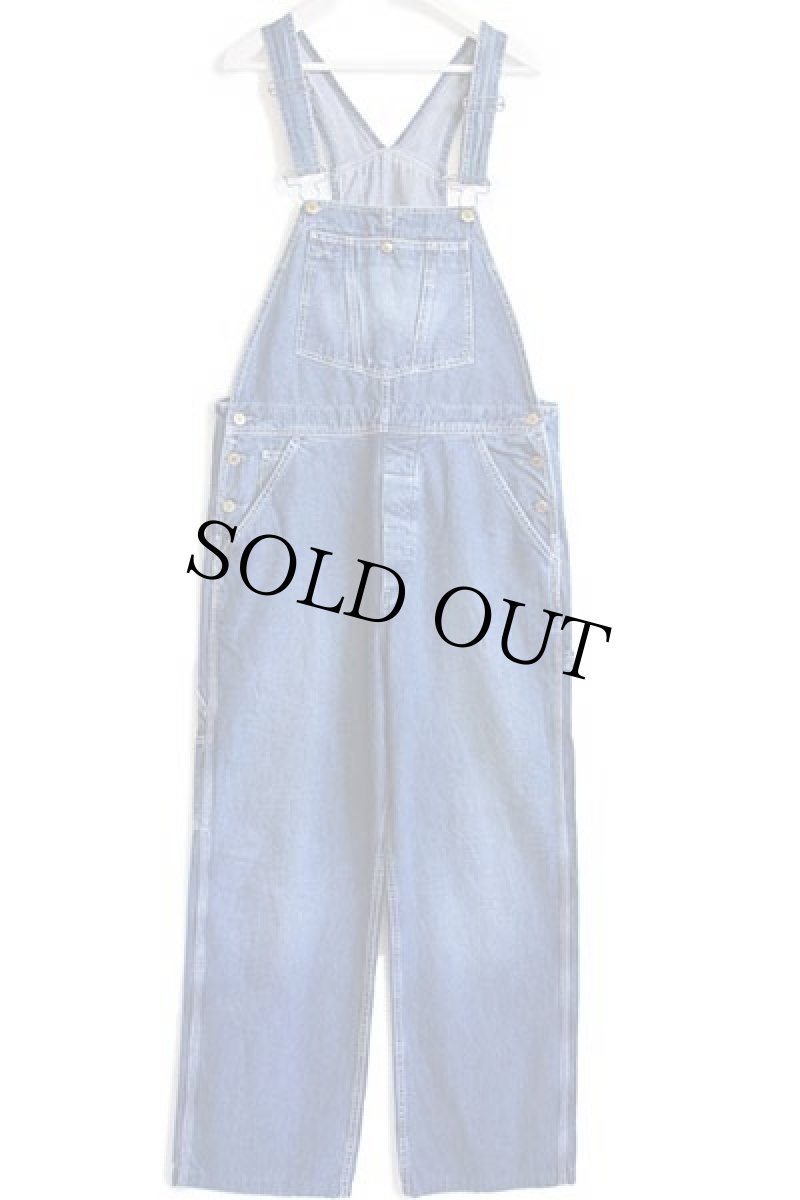 画像2: 90s Levi'sリーバイス ビンテージ加工 デニム オーバーオール XL★ユーロ (2)