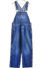 画像2: 90s Levi'sリーバイス ビンテージ加工 デニム オーバーオール XL★ユーロ (2)