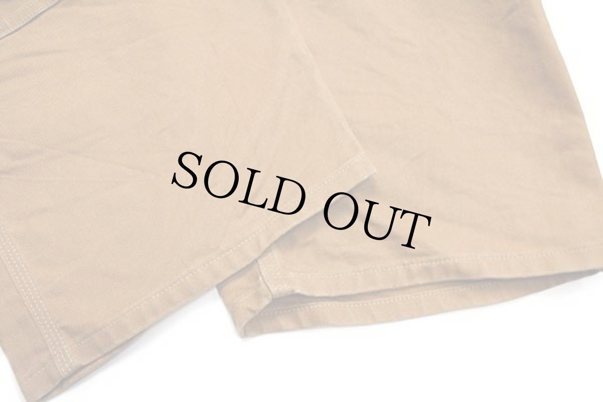 画像7: メキシコ製 carharttカーハート ダック地 ダブルニー オーバーオール 茶 w60 L32★超特大 (7)