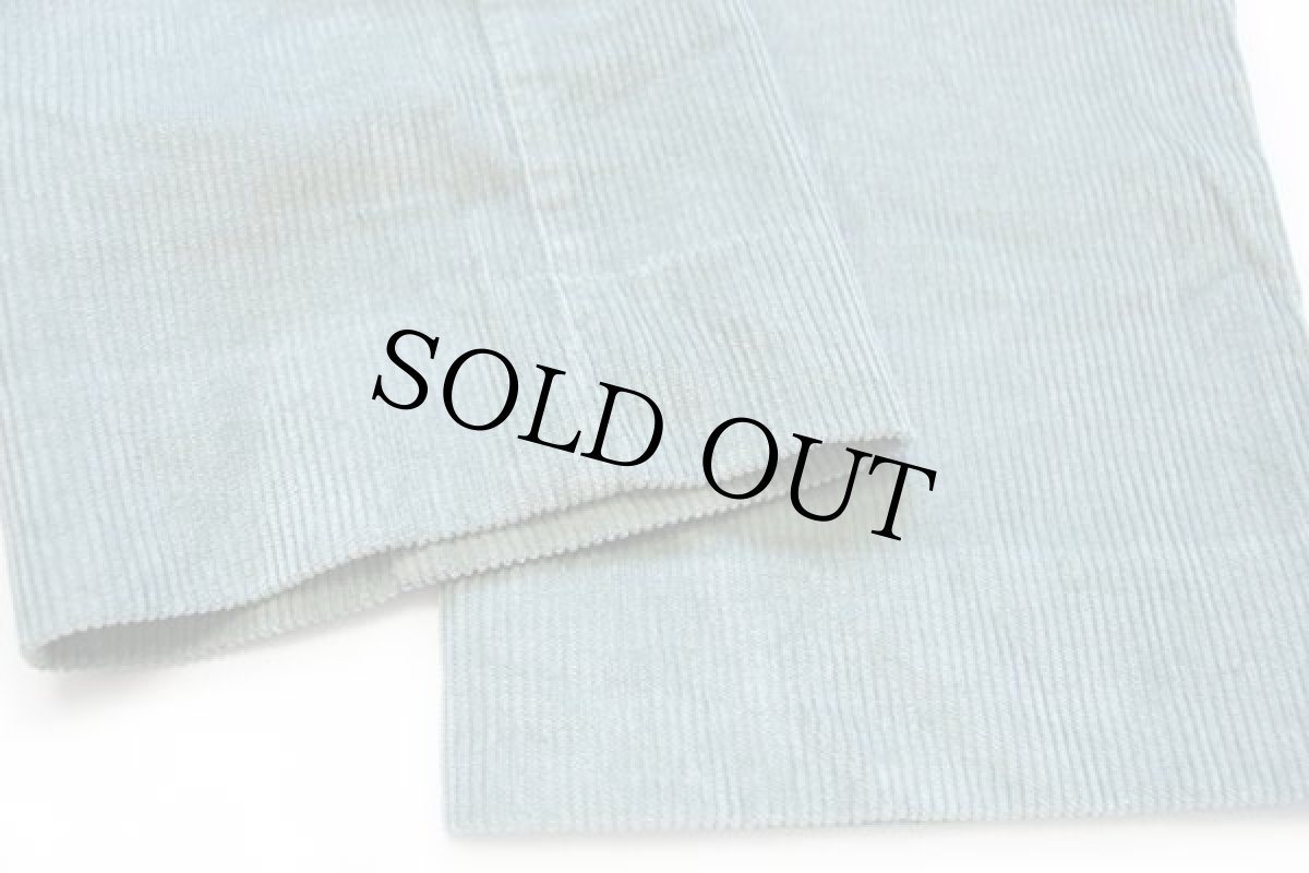 画像7: 90s イタリア製 RIFLE ツータック 太畝 コーデュロイパンツ グリーン w30★スラックス (7)