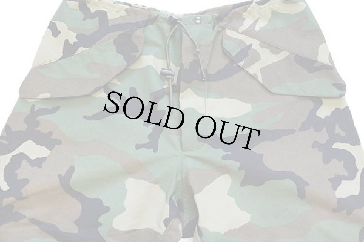 画像4: 90s 米軍 U.S.ARMY ECWCS GEN1 ウッドランドカモ GORE-TEXゴアテックス ナイロン オーバーパンツ M-S★23 (4)