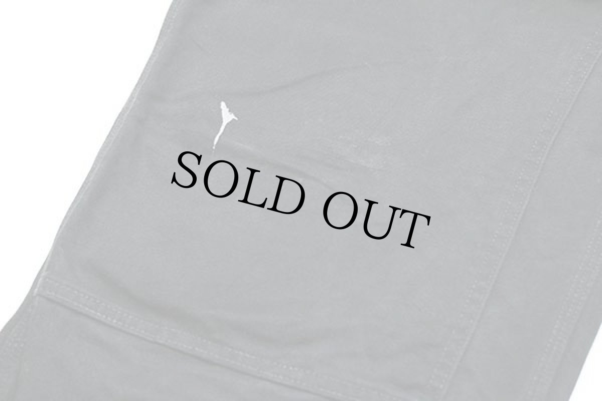 画像8: メキシコ製 carharttカーハート ダック地 ダブルニー オーバーオール 黒 w48 L30★特大 (8)