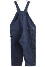 画像3: メキシコ製 carharttカーハート ダック地 ダブルニー オーバーオール 濃紺 w54 L30★特大 (3)