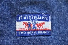 画像5: 90s Levi'sリーバイス ビンテージ加工 デニム オーバーオール XL★ユーロ (5)