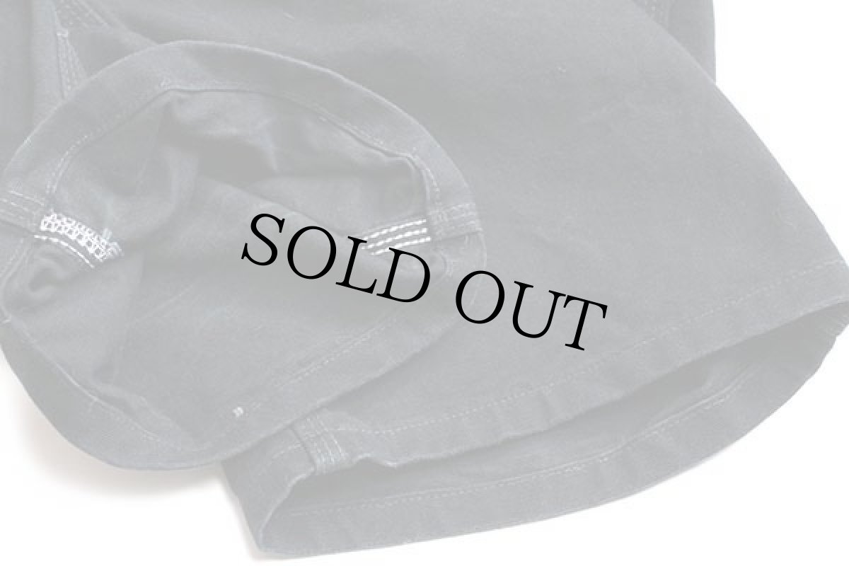 画像8: メキシコ製 carharttカーハート ダック地 ダブルニー オーバーオール 黒 w40 L30 (8)