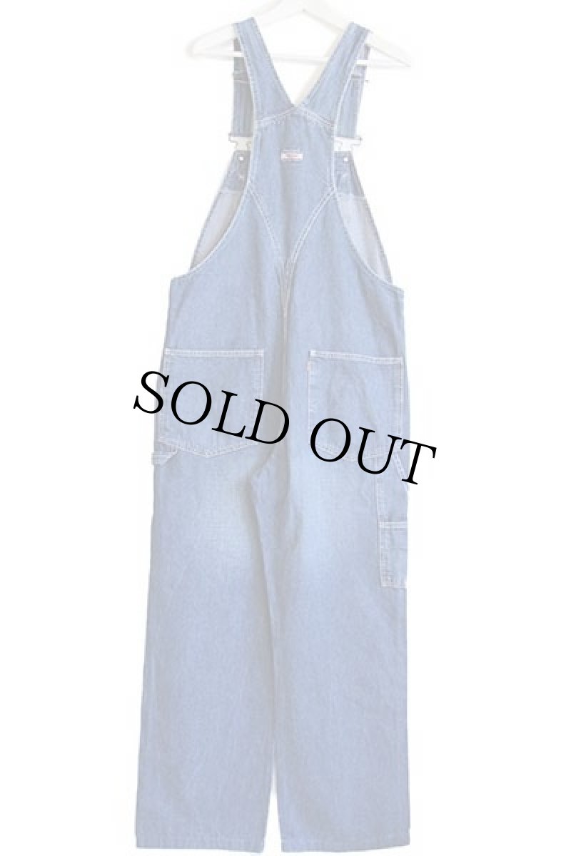 画像3: 90s Levi'sリーバイス ビンテージ加工 デニム オーバーオール XL★ユーロ (3)