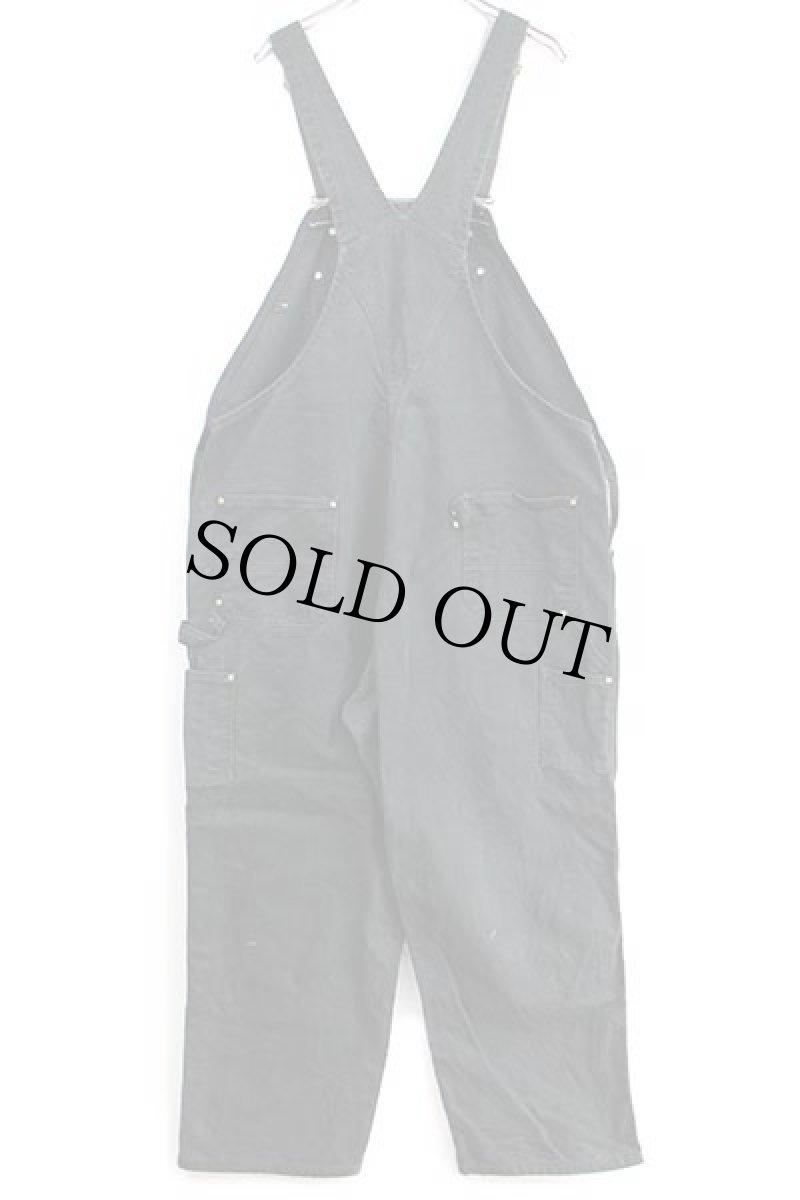 画像3: メキシコ製 carharttカーハート ダック地 ダブルニー オーバーオール 黒 w48 L30★特大 (3)