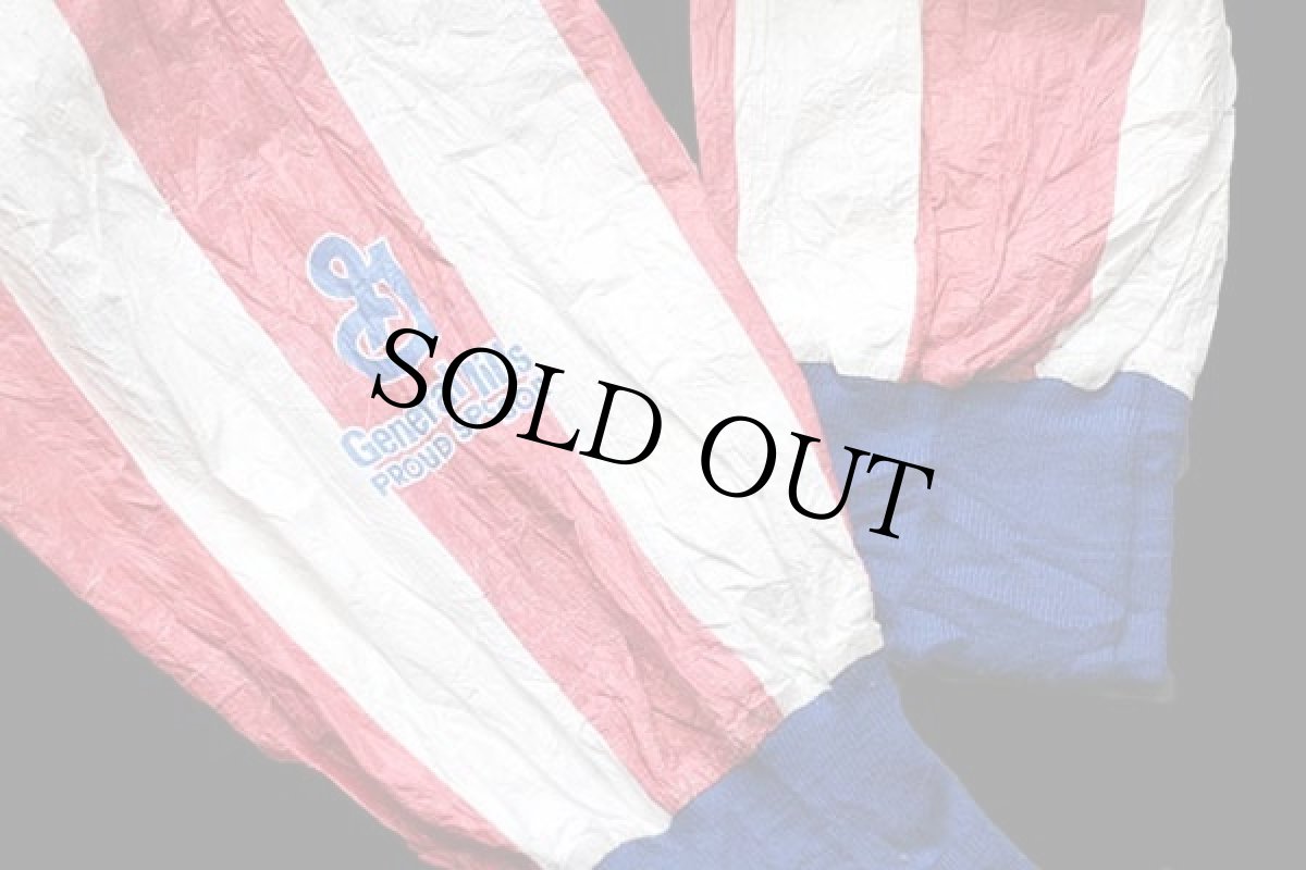 画像6: 00s USA OLYMPICオリンピック General Mills 星条旗柄 全面プリント ペーパージャケット XL (6)