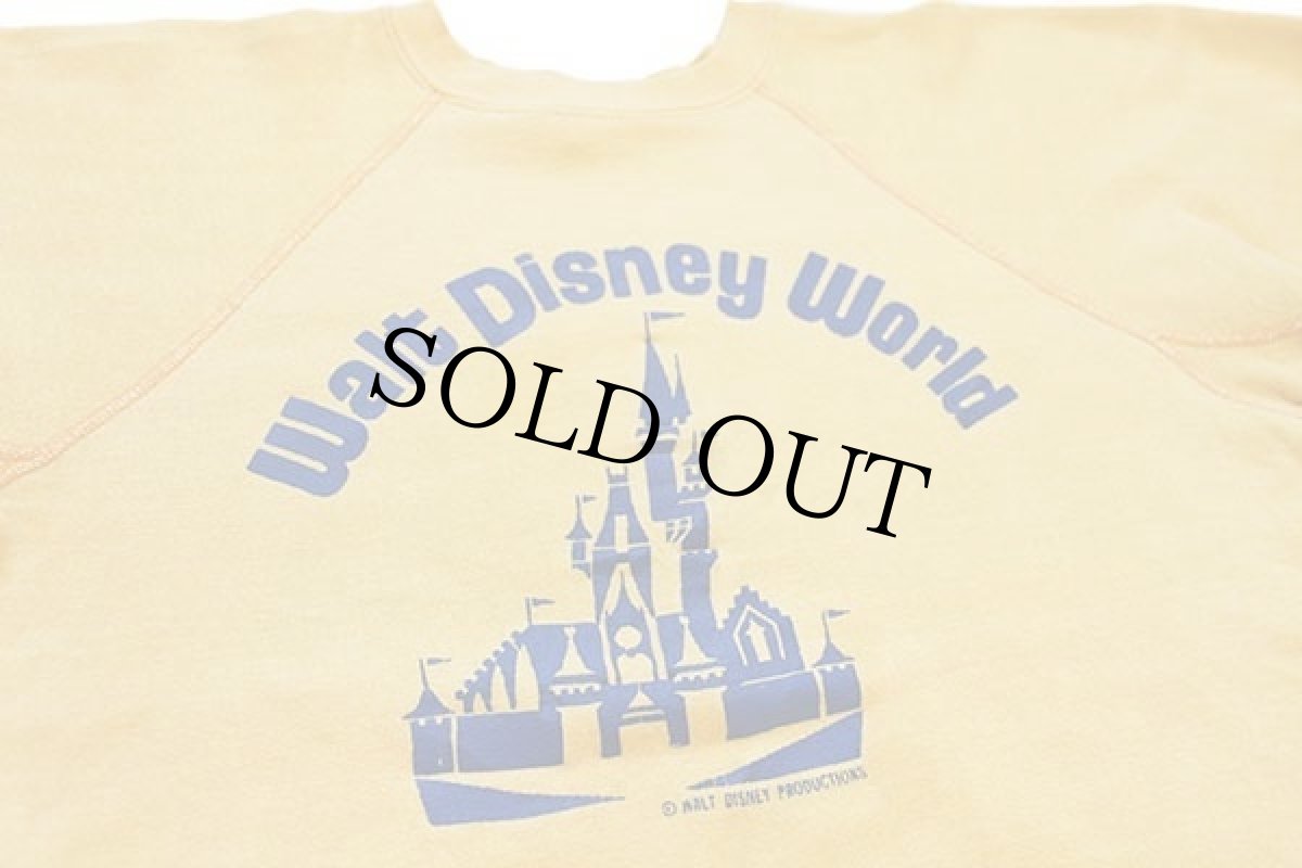 画像3: 70s Walt Disney World ディズニー スウェット 黄 M (3)