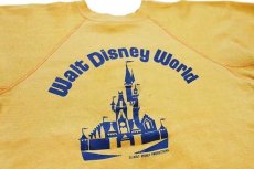 画像3: 70s Walt Disney World ディズニー スウェット 黄 M (3)