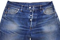 画像4: 00s カナダ製 Levi'sリーバイス 501 デニムパンツ ヒゲ w36★78 (4)