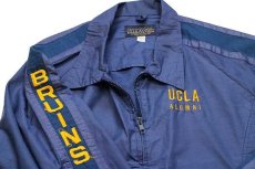 画像3: 80s USA製 CROWN UCLA ALUMNI BRUINS 刺繍 ジャケット 紺 XXL★特大 (3)