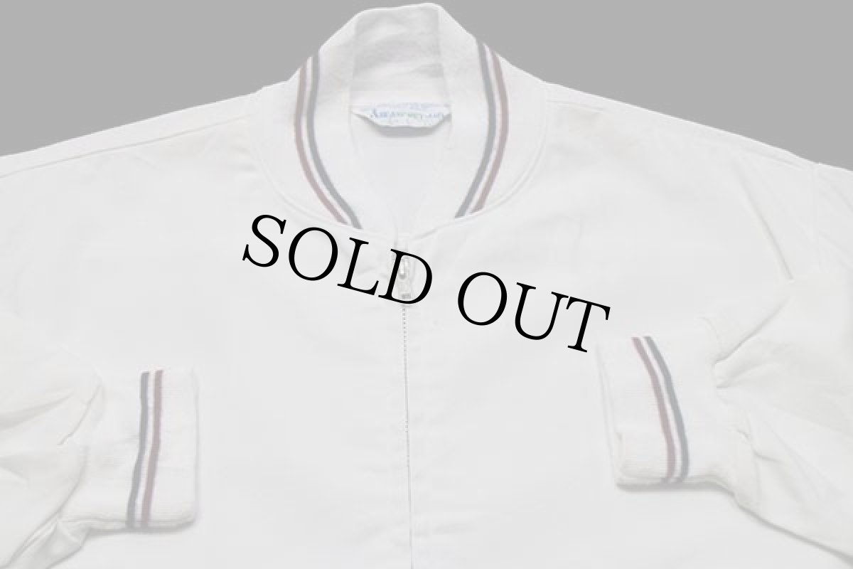 画像3: 70s USA製 SEASPORT 無地 ジャケット 白 L (3)