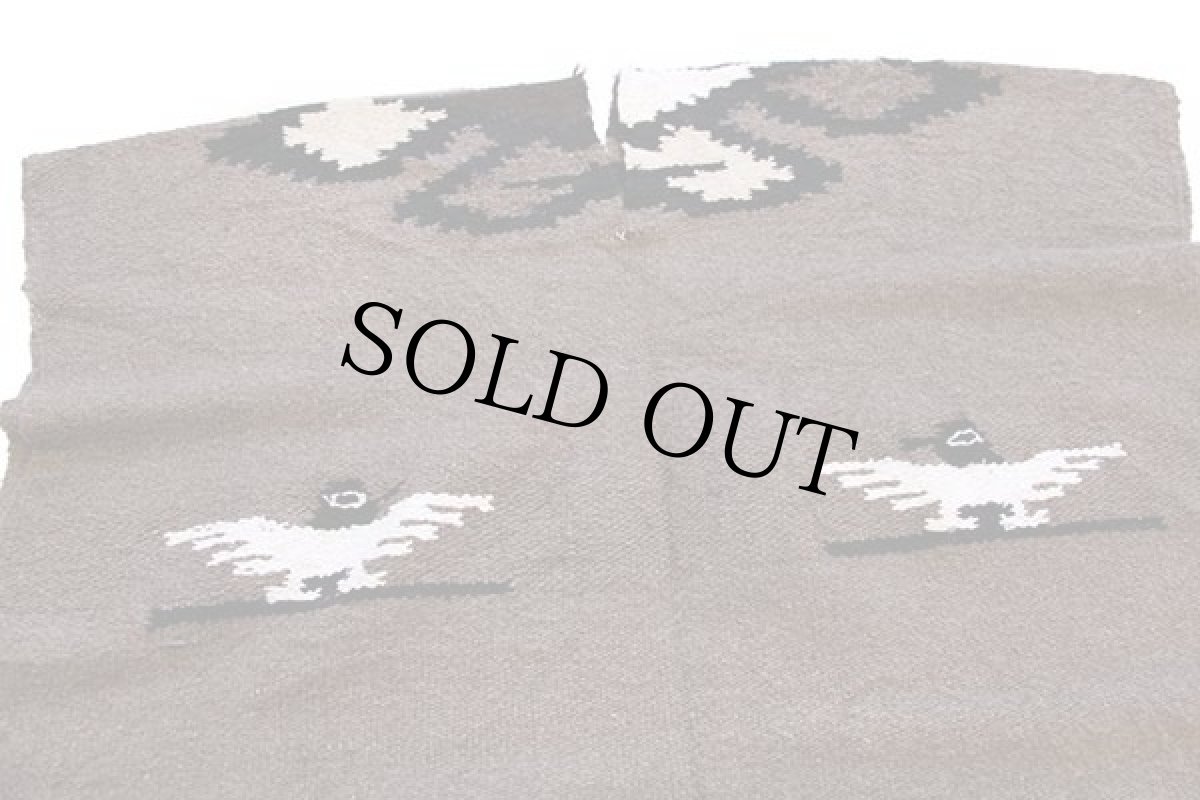 画像5: サンダーバード ネイティブ柄 メキシカン ラグ ポンチョ (5)