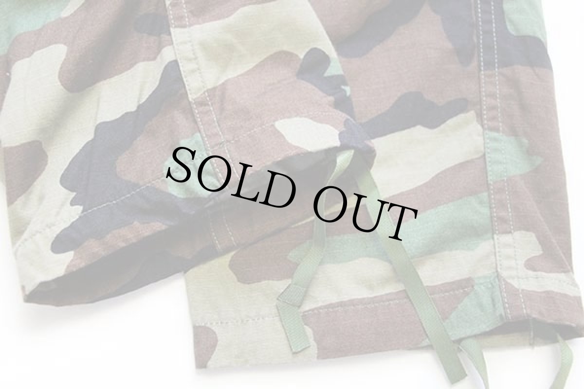 画像7: 00s 米軍 U.S.ARMY ウッドランドカモ BDU カーゴパンツ XS-S (7)