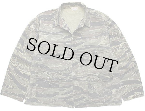 70s RANGER タイガーカモ コットン ハンティングジャケット L