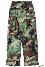 画像3: 00s 米軍 U.S.ARMY ウッドランドカモ BDU カーゴパンツ XS-S (3)