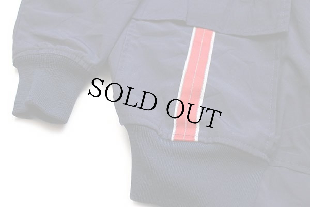 画像6: 80s USA製 UNITOG UNITED AIRLINES テープ付き ワークジャケット ナス紺 44-R (6)