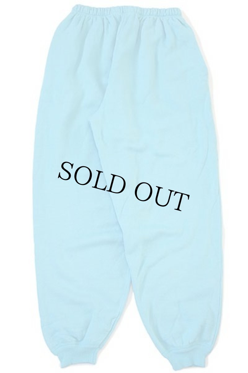 画像3: 90s イタリア製 UNKNOWN 無地 スウェットパンツ 水色 XL (3)
