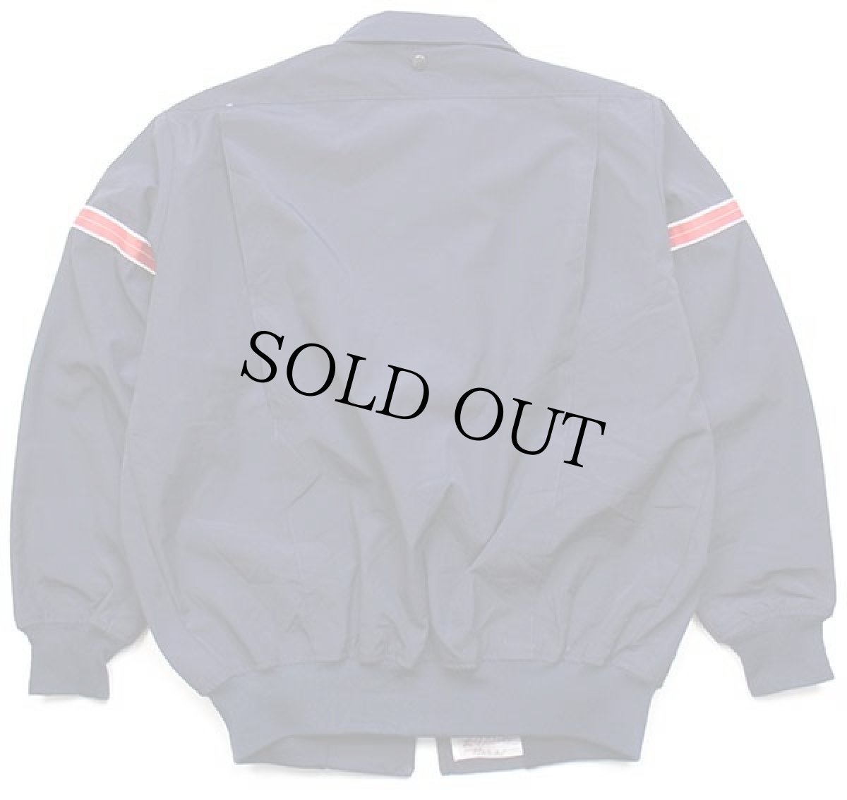 画像2: 80s USA製 UNITOG UNITED AIRLINES テープ付き ワークジャケット ナス紺 44-R (2)