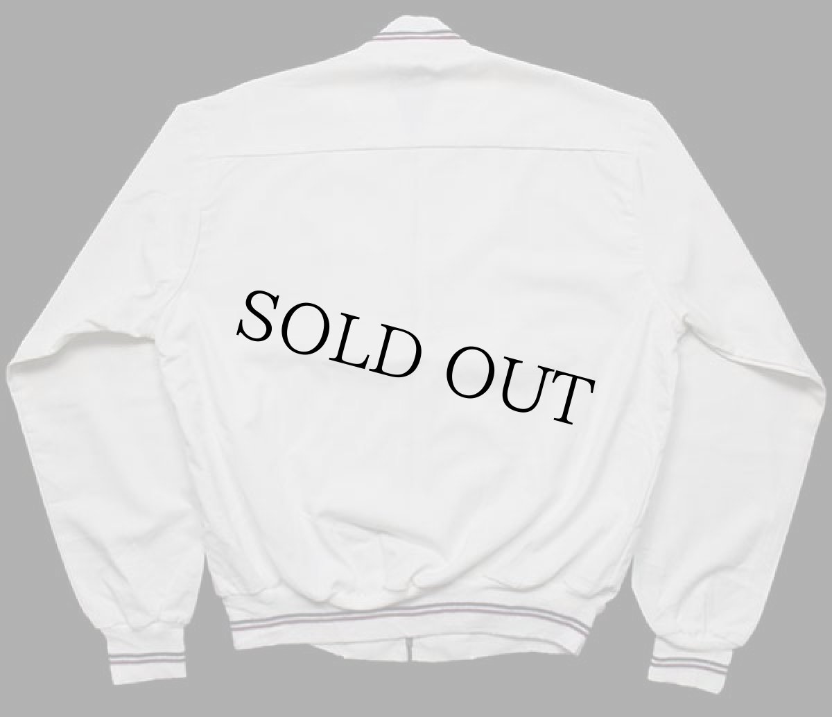 画像2: 70s USA製 SEASPORT 無地 ジャケット 白 L (2)